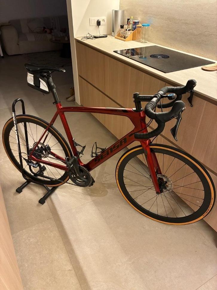 Sensa Giulia G3 Cherry Red - racefiets maat 58, Fietsen en Brommers, Fietsen | Racefietsen, Gebruikt, Heren, Overige merken, Meer dan 20 versnellingen