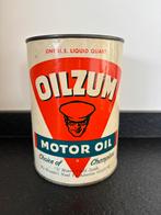 Bidon d’huile us olieblik oil can oilzum, Collections, Enlèvement ou Envoi, Comme neuf