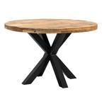 Eetkamertafel Trevor spinpoot - mangohout - 78xØ150 cm, Ophalen