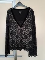 Dames T-shirt blouse lange mouw - Maat L - zwart, Taille 42/44 (L), Enlèvement ou Envoi, Comme neuf, Manches longues