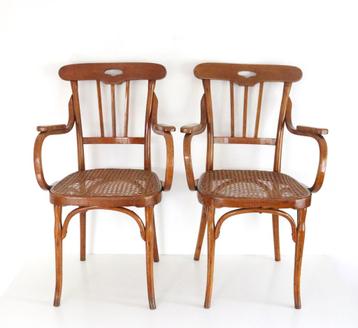2 Zeldzame Antieke stoelen - JACOB AND JOSEF KOHN - Vintage  beschikbaar voor biedingen