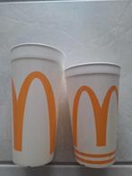 Herbruikbare plastic bekers Mc Donalds / Coca-Cola - 2 st, Ophalen of Verzenden, Zo goed als nieuw, Overige typen