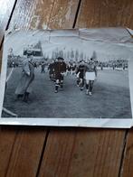 Photo football France Belgique 1954, Envoi