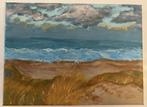 Peinture « Vue sur la mer », Maison & Meubles, Accessoires pour la Maison | Peintures, Dessins & Photos, Neuf, Moins de 50 cm