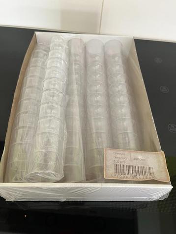 Borrelglaasjes plastiek (100 stuks) beschikbaar voor biedingen