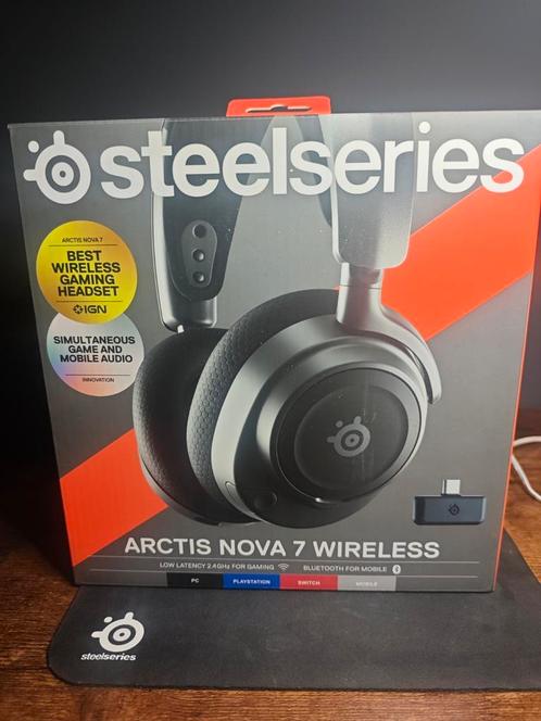 steelseries arctis nova 7 wireless headset, Games en Spelcomputers, Spelcomputers | Overige Accessoires, Nieuw, Ophalen of Verzenden