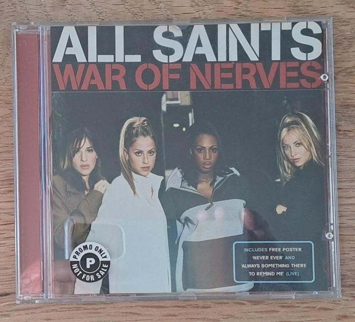 All Saints - War Of Nerves (promo only), Cd's en Dvd's, Cd Singles, Zo goed als nieuw, Pop, 1 single, Maxi-single, Ophalen of Verzenden
