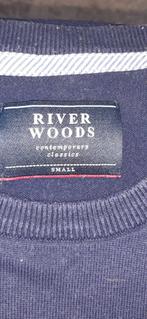 Donkerblauwe river woods trui maat small, Ophalen, Zo goed als nieuw, Overige maten, Blauw