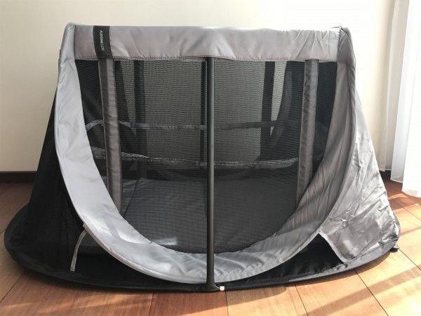 AeroMoov Campingbedje / Reisbedje / park met matras, Kinderen en Baby's, Babywiegjes en Ledikanten, Zo goed als nieuw, Reisbedje