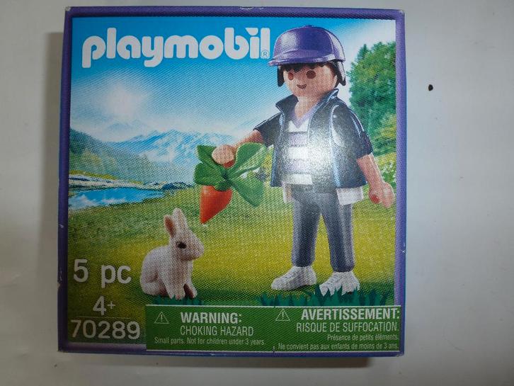 Playmobil man met konijn 70289 Milka, Kinderen en Baby's, Speelgoed | Playmobil, Nieuw, Complete set, Ophalen of Verzenden