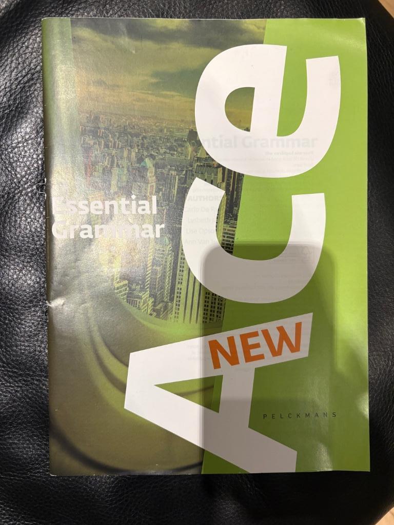 New Ace essential grammar, Boeken, Schoolboeken, Ophalen, ASO, Engels, Zo goed als nieuw