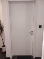 Porte thys blanche tubulaire 83cm, Bricolage & Construction, Châssis & Portes coulissantes, Enlèvement, Utilisé, Bois, Autres types