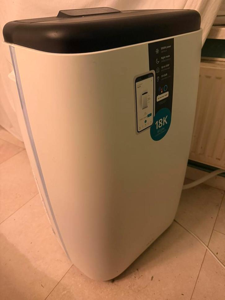 North 18K BTU/u Wit, Elektronische apparatuur, Airco's, Nieuw, Mobiele airco, 100 m³ of groter, 3 snelheden of meer, Koelen en Ontvochtigen