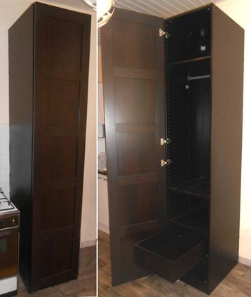 Colonne armoire penderie type IKEA 235 x 50 x 62 cm gratuite, Avec tiroir(s), Enlèvement, Utilisé, IKEA