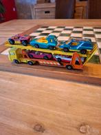 MATCHBOX SUPER KINGS AUTO TRANSPORTER + 5 AUTO S NR 1, Ophalen of Verzenden, Gebruikt