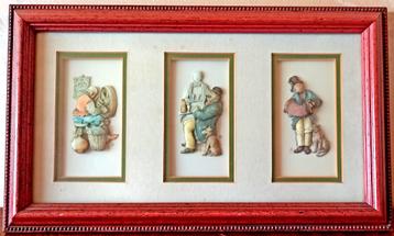 Anton Pieck 3D-werkjes - 7 stuks beschikbaar voor biedingen