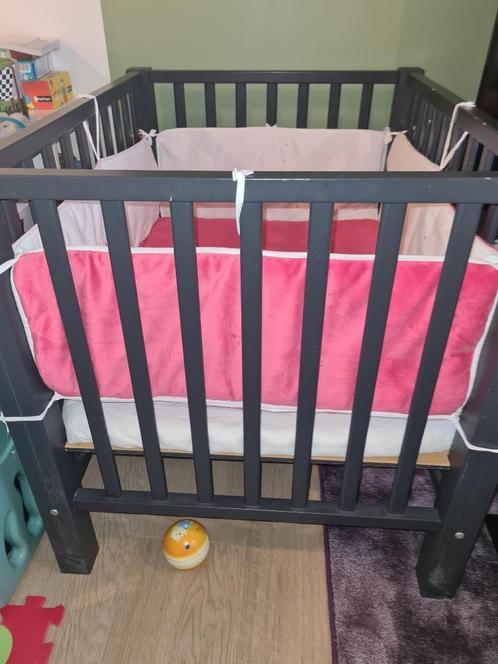 Parc Quax anthracite 2 hauteurs + matelas, Kinderen en Baby's, Babyparken, Gebruikt, In hoogte verstelbaar, Ophalen