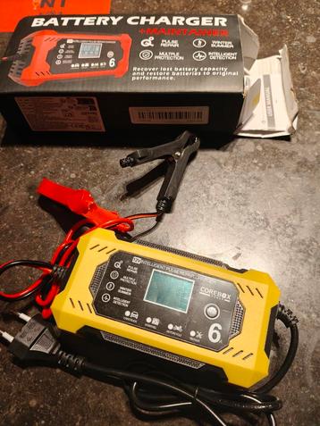  Intelligente Acculader & Onderhouder – 12V / 6A – Corebox beschikbaar voor biedingen