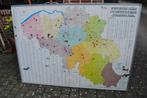 Magnetische kaart van Belgie, Boeken, Atlassen en Landkaarten, Ophalen of Verzenden