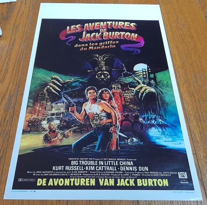 Film posters affiches België : jaren 1980 enz., Verzamelen, Posters, Gebruikt, Ophalen of Verzenden