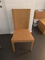 4 beige stoelen - zo goed als nieuw, Huis en Inrichting, Stoelen, Ophalen, Bruin, Riet of Rotan, Zo goed als nieuw