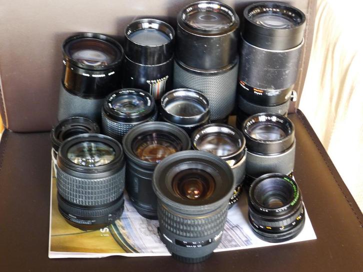 Handmatige lenzen M42, Nikon, FD, enz., Audio, Tv en Foto, Fotocamera's Analoog, Gebruikt, Nikon, Ophalen of Verzenden
