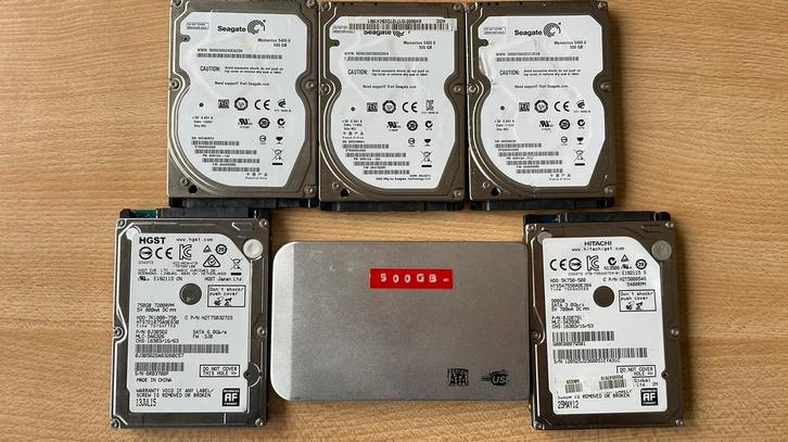 2,5 inch hdd inbouw, Computers en Software, Harde schijven, Gebruikt, Laptop, Intern, HDD, Ophalen of Verzenden