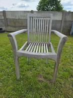 8x Teak stoelen, Tuin en Terras, Tuinstoelen, Ophalen, Gebruikt, Teakhout, Stapelbaar