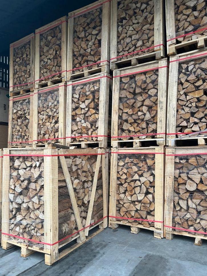 Ovengedroogd brandhout & Plospan pellets!, Jardin & Terrasse, Bois de chauffage, Autres essences de bois, Enlèvement
