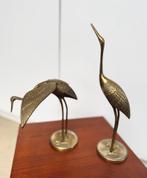 Messing kraanvogels, 2 stuks, Ophalen of Verzenden, Koper