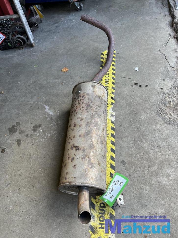 VW POLO 6C 1.0 MPI uitlaat einddemper 2009-2016, Auto-onderdelen, Uitlaatsystemen, Volkswagen, Gebruikt, Ophalen of Verzenden