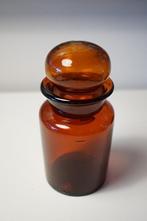 Apothekersfles, amberkleur, perfecte staat, Ophalen