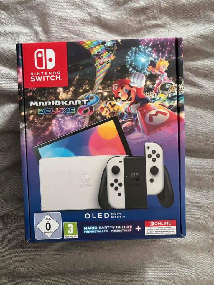 Nintendo Switch Oled, Games en Spelcomputers, Spelcomputers | Nintendo Switch, Zo goed als nieuw, Switch OLED, Ophalen