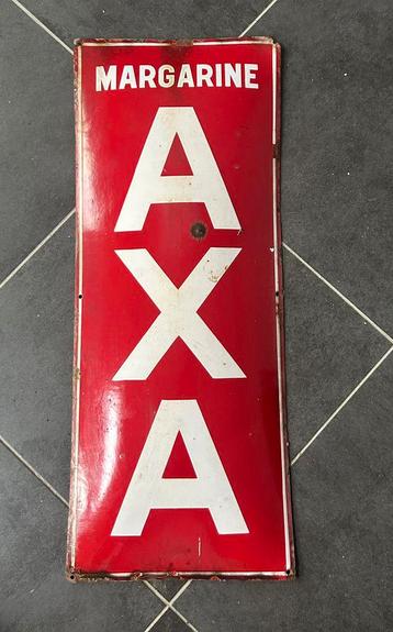 Plaque émaillé AXA beschikbaar voor biedingen