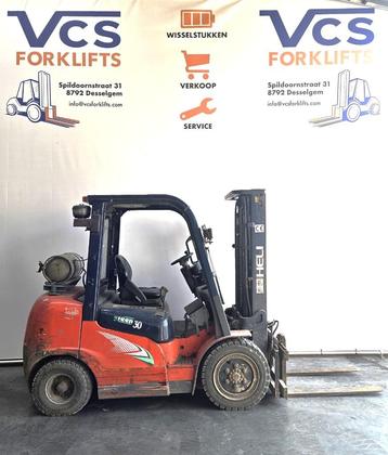 Heli heftruck LPG 3 ton met maar 5202 uren op de teller, Heli, Heftruck, 2000 tot 3000 kg, Ophalen