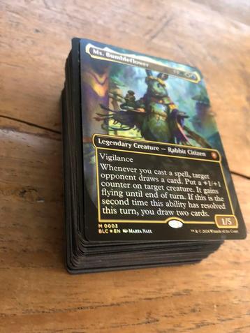 Deck Magic the Gathering : bleu, blanc, vert, Enlèvement ou Envoi, Comme neuf, Deck game, Foil