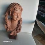 Tête de fille Paoletti sur support en bois, Enlèvement