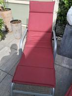 Ligkussens 2 stuks Rood 185x58 cm (NL+31), Tuin en Terras, Ophalen, Zo goed als nieuw