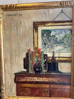 Louis Thevenet 1918  42,5x33 olieverf, Antiek en Kunst, Kunst | Schilderijen | Klassiek, Ophalen of Verzenden