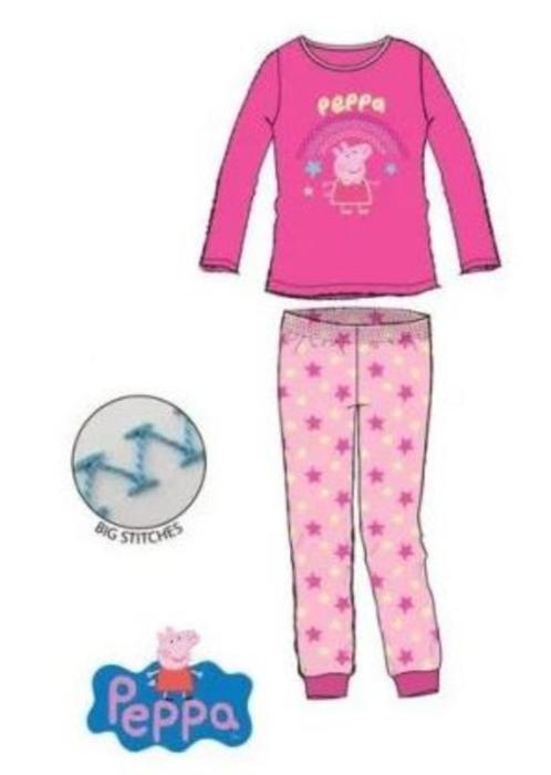 Peppa Pig Fleece Pyjama Roze - Maat 128 - AANBIEDING, Kinderen en Baby's, Kinderkleding | Maat 128, Nieuw, Meisje, Nacht- of Onderkleding