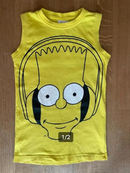 The Simpsons leuke Tank Top geel maat 134 - 140, Kinderen en Baby's, Kinderkleding | Maat 134, Zo goed als nieuw, Jongen of Meisje