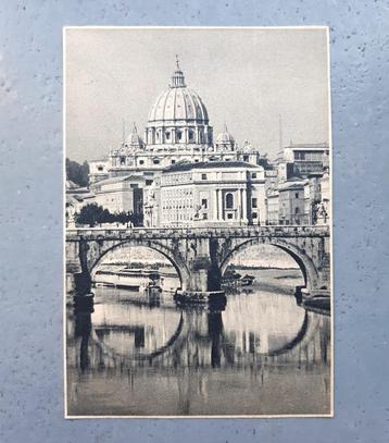 Vintage kaart ansichtkaart Italië Rome 1950 beschikbaar voor biedingen