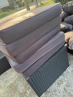 5 zitkussens voor lounge 64x64, Tuin en Terras, Tuinsets en Loungesets, Ophalen, Gebruikt