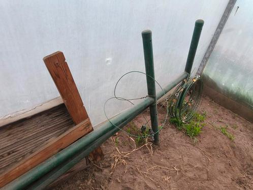Wasdroger was draad spaner wasrek waslijn tuin gazon, Tuin en Terras, Gaas en Draad, Zo goed als nieuw, Draad, Ophalen