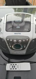 Sanyo radio, cd, usb, sd speler, Audio, Tv en Foto, Radio's, Ophalen, Zo goed als nieuw, Radio