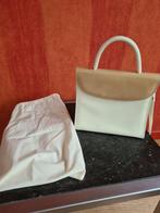 Leder handtas - LORENA - kwaliteit, Ophalen of Verzenden, Zo goed als nieuw, Beige, Handtas