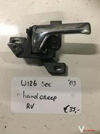 Mercedes w126 Sec 1983 Deurgreep Rechtsvoor chrome, Auto-onderdelen, Carrosserie, Gebruikt, -, Deur, -