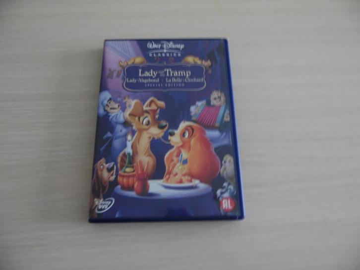 SCHOONHEID EN DE ZWERVER DISNEY, Cd's en Dvd's, Dvd's | Tekenfilms en Animatie, Zo goed als nieuw, Amerikaans, Tekenfilm, Alle leeftijden
