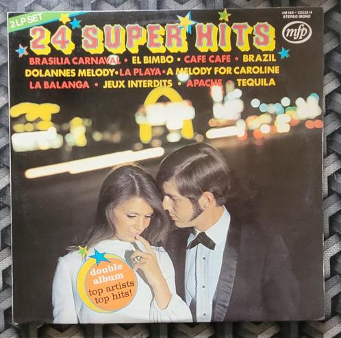LP 24 Super Hits, CD & DVD, Vinyles | Pop, Utilisé, 1960 à 1980, Enlèvement ou Envoi