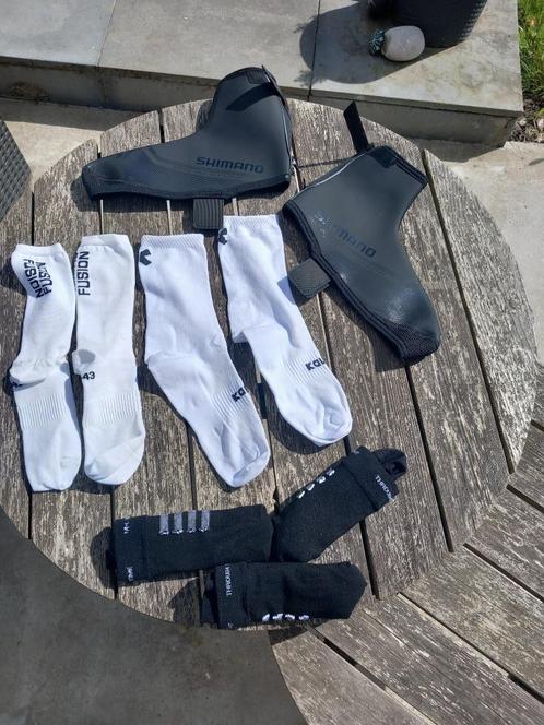 Nieuw-Assortiment fietssokken en shoencover, Fietsen en Brommers, Fietsaccessoires | Fietskleding, M, Ophalen of Verzenden